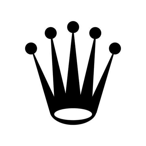 rolex crown icon|Rolex logo black and white.